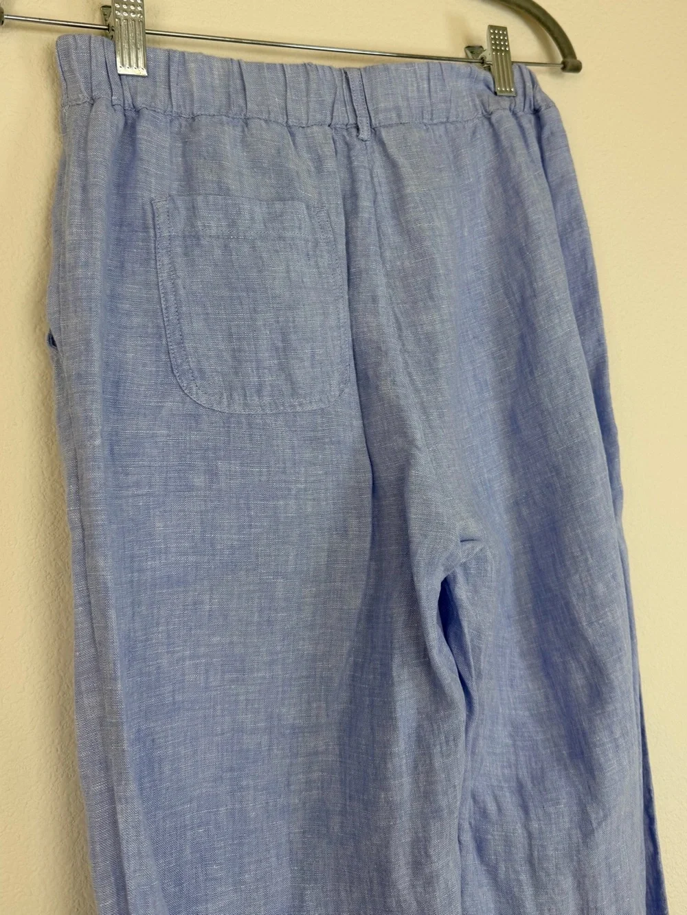 Quince 100% European Linen Pull On Pants in French Blue